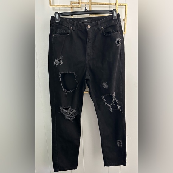 Missguided Denim - Ripped black jeans